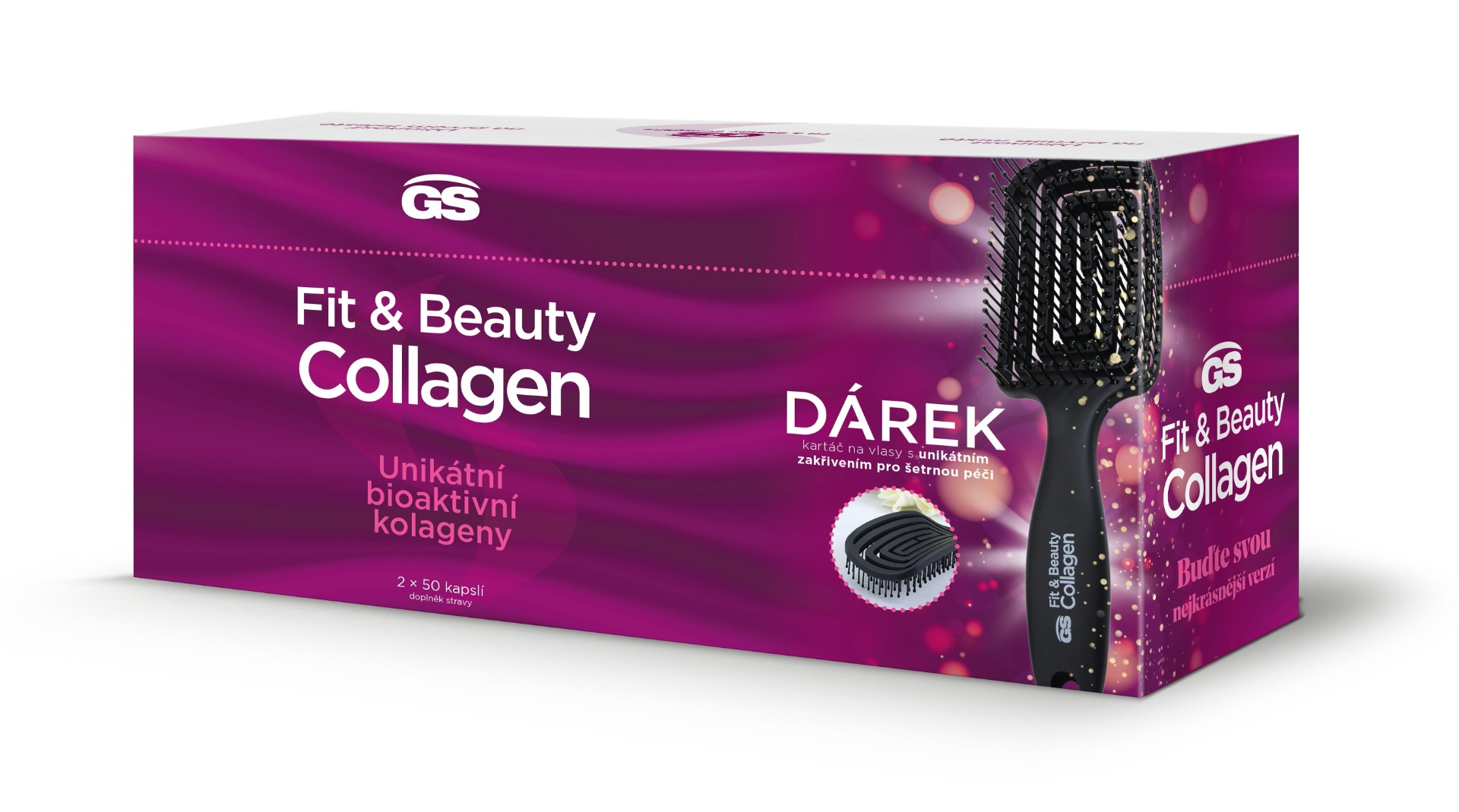 GS Fit&Beauty Collagen 50+50 kapslí + dárek 2024 GS