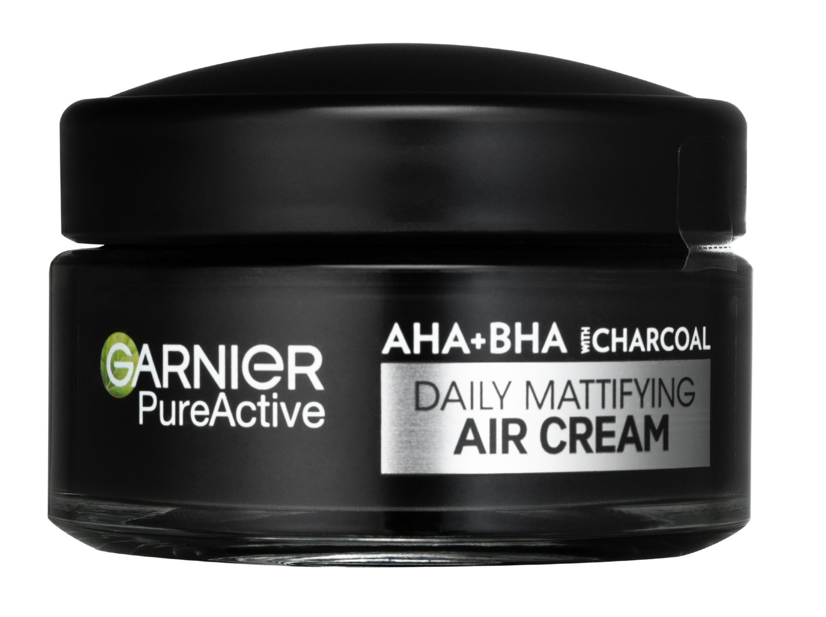 Garnier Pure Active AHA + BHA 3v1 zmatňující krém s aktivním uhlím 50 ml Garnier