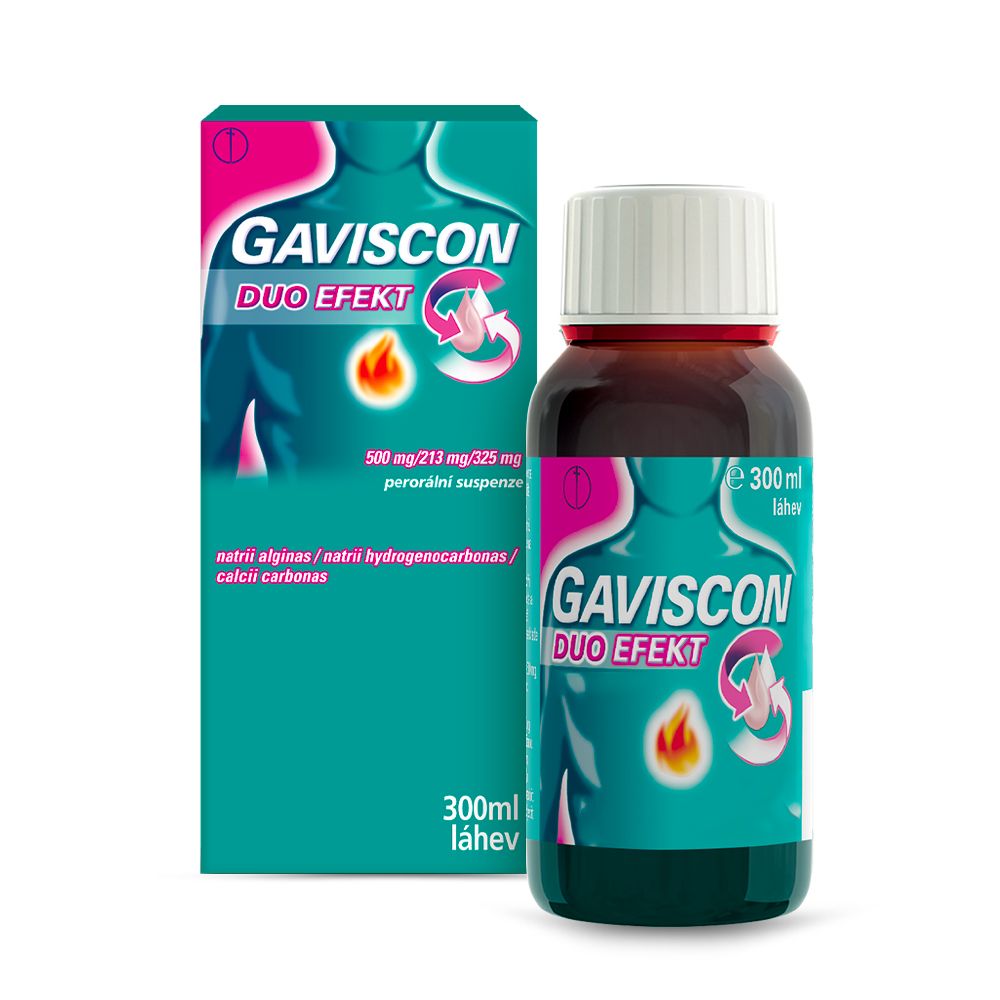 Gaviscon Duo Efekt suspenze 300 ml Gaviscon