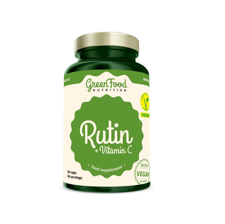 GreenFood Nutrition Rutin + Vitamin C 90 kapslí GreenFood Nutrition