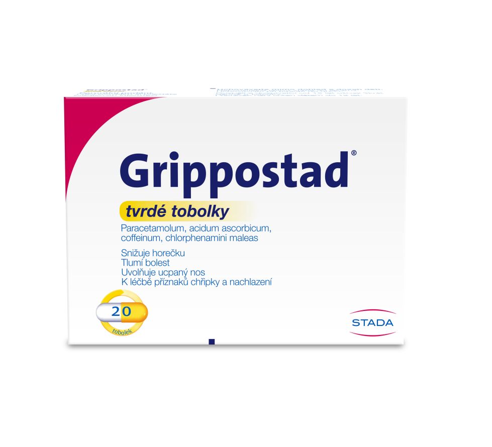 Grippostad 20 tvrdých tobolek Grippostad