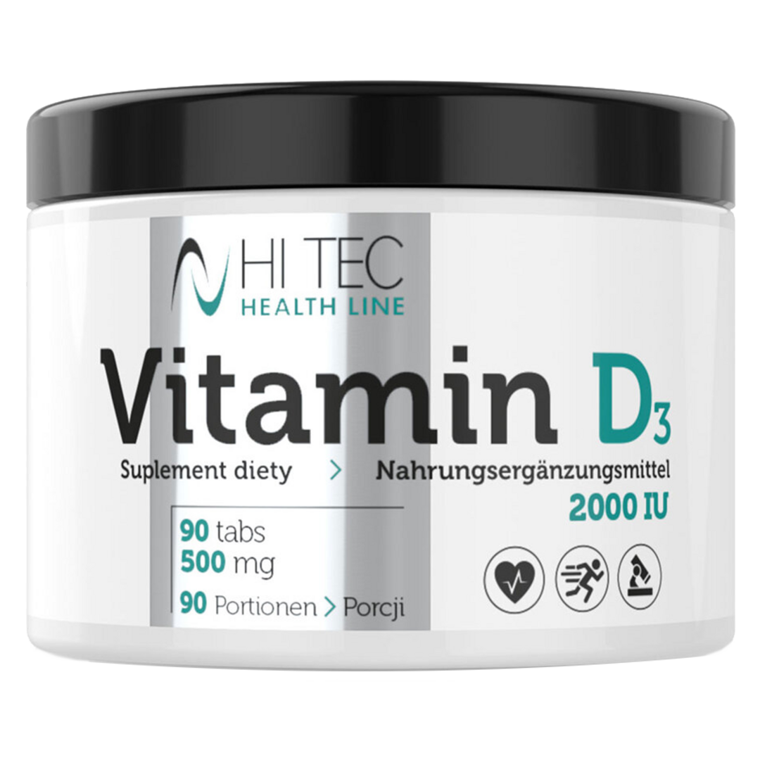HiTec Nutrition Vitamin D3 2000 IU - 90 tablet HiTec Nutrition
