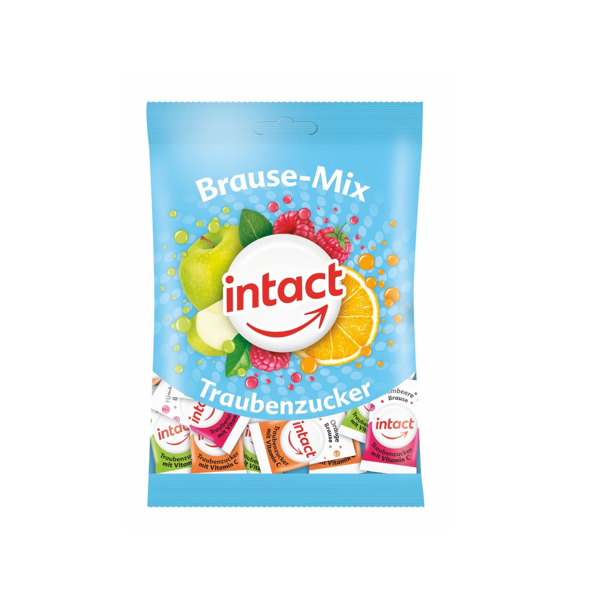 Intact Hroznový cukr Brause mix 75 g Intact