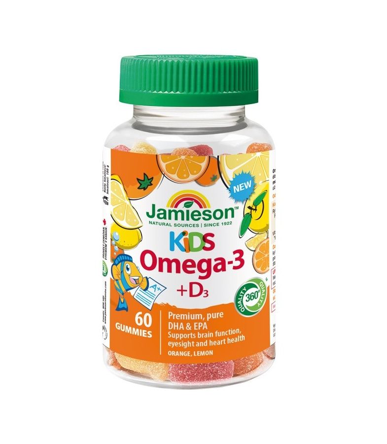 Jamieson Omega-3 Kids Gummies 60 želatinových pastilek Jamieson