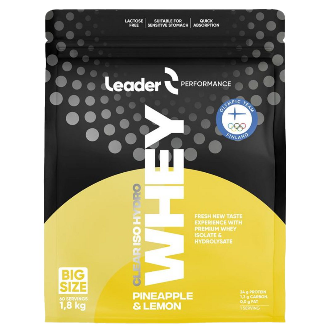 LEADER Clear Iso Hydro Whey Protein 1800g - ananas
