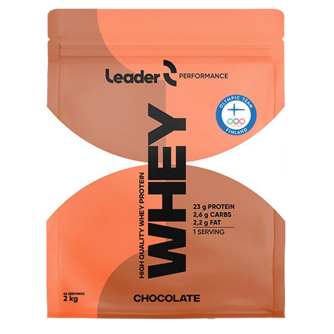 LEADER Whey Protein 500g - jahoda LEADER