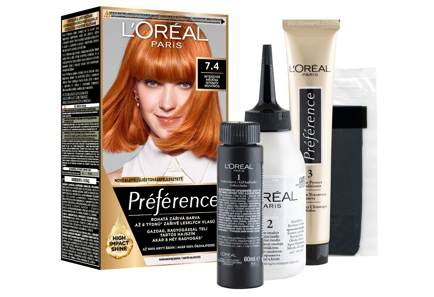 Loréal Paris Preference 7.4 intenzivní měděná Loréal Paris