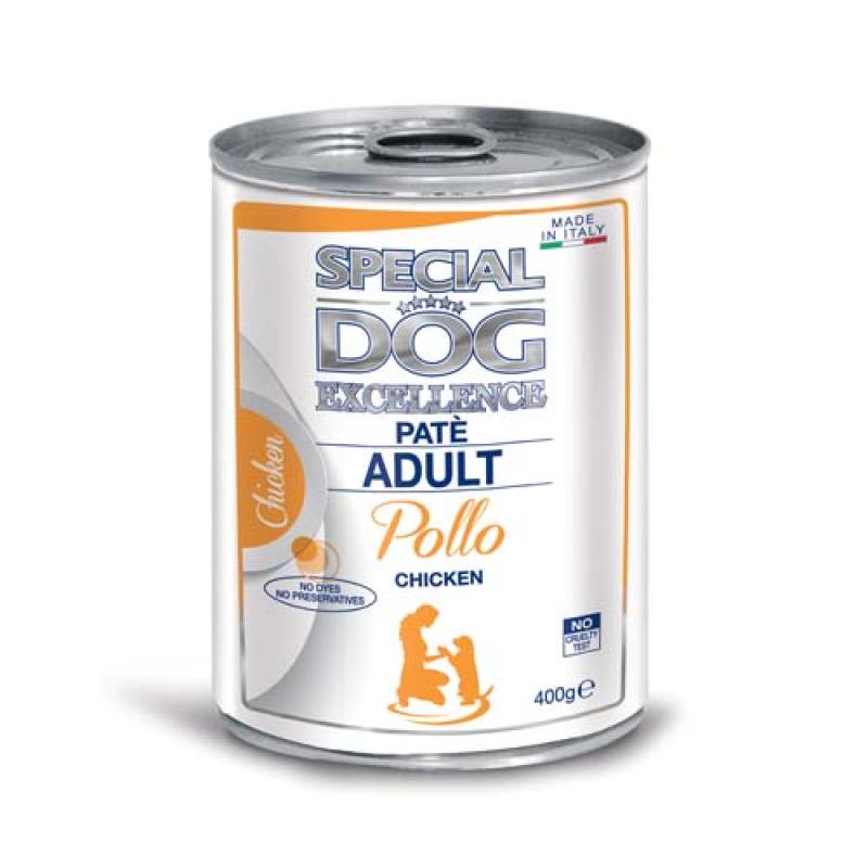 Monge SPECIAL DOG EXCELLENCE ADULT paté kuře 400g konzerva Monge