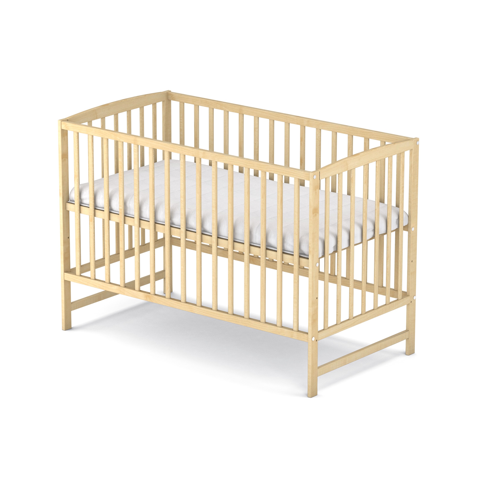 NELLYS Postýlka pro miminko ANNA 120x60cm - přírodní NELLYS