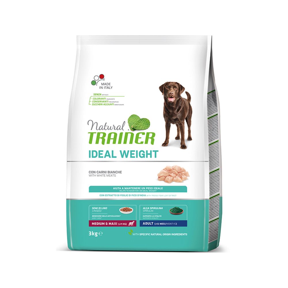 Natural Trainer Weight medium/maxi drůbeží granule 3 kg Natural Trainer