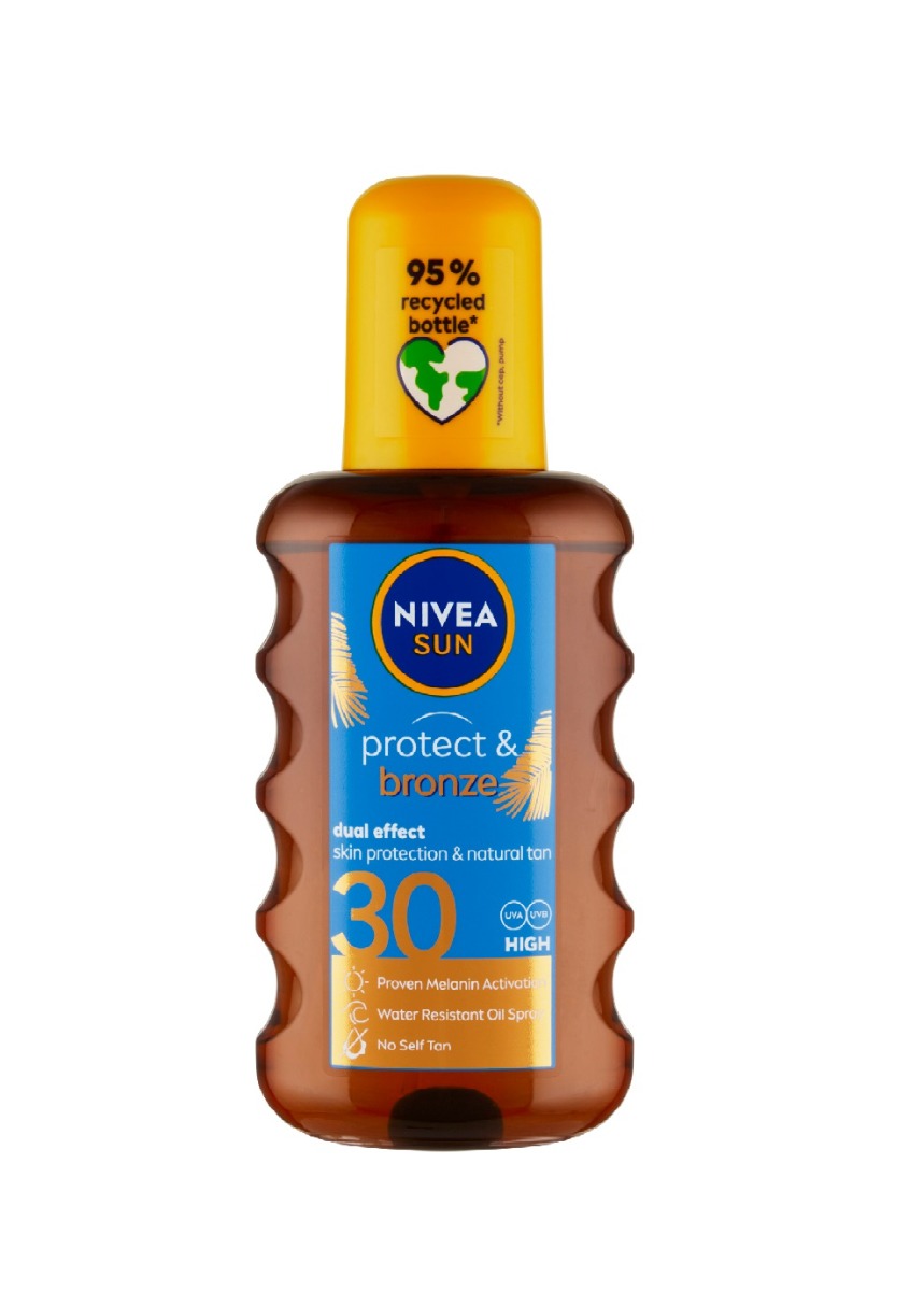 Nivea SUN Protect&Bronze OF30 opalovací olej 200 ml Nivea