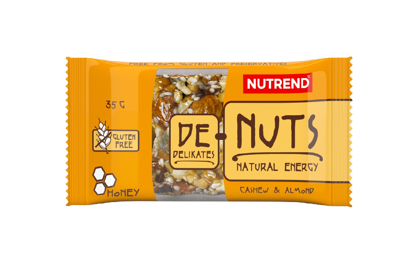 Nutrend DeNuts kešu + mandle 35 g Nutrend