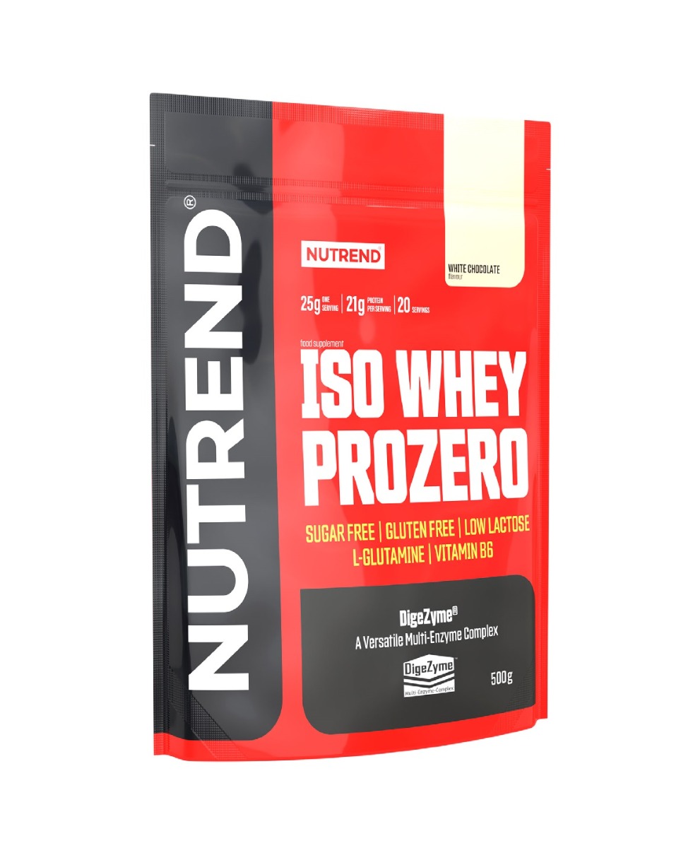 Nutrend Iso Whey Prozero bílá čokoláda 500 g Nutrend