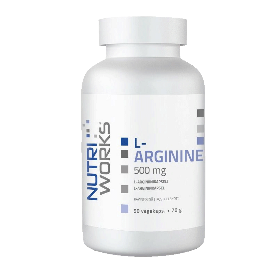 NutriWorks L-Arginine 500mg - 90 kapslí NutriWorks