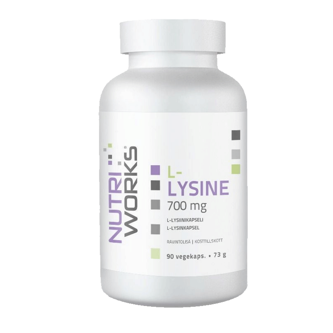 NutriWorks L-Lysine 700mg - 90 kapslí NutriWorks