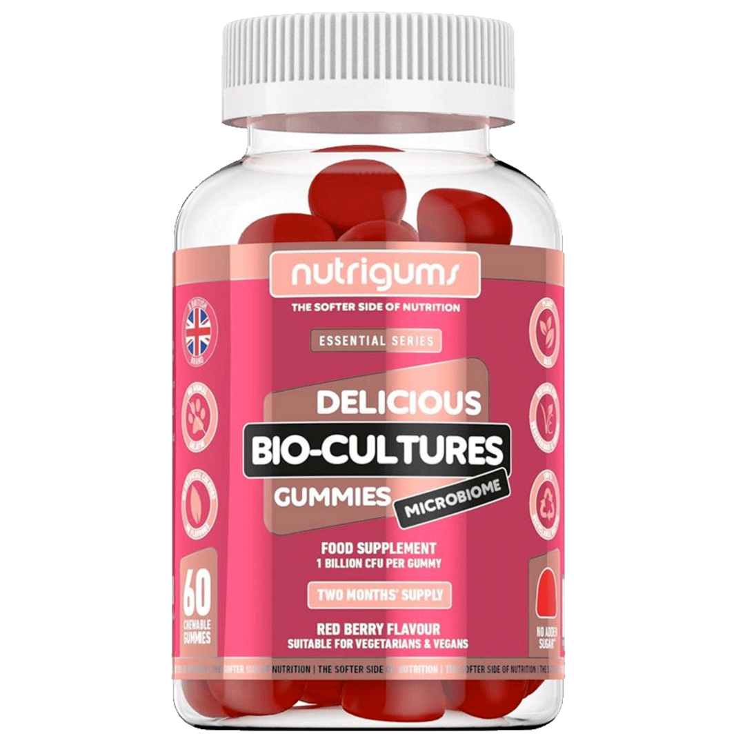 Nutrigums Bio-Cultures Microbiome 60 želé - lesní ovoce Nutrigums