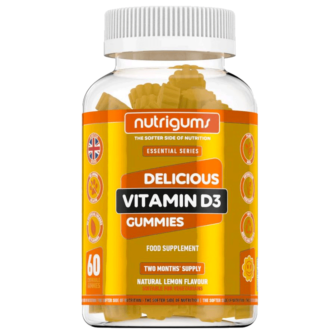 Nutrigums Vitamin D3 60 želé - citron Nutrigums