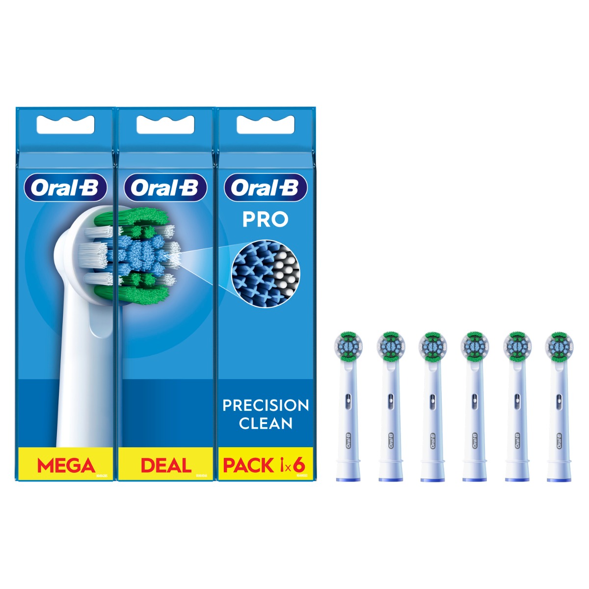 Oral-B EB 20-6 PRO Precision Clean náhradní hlavice 6 ks Oral-B