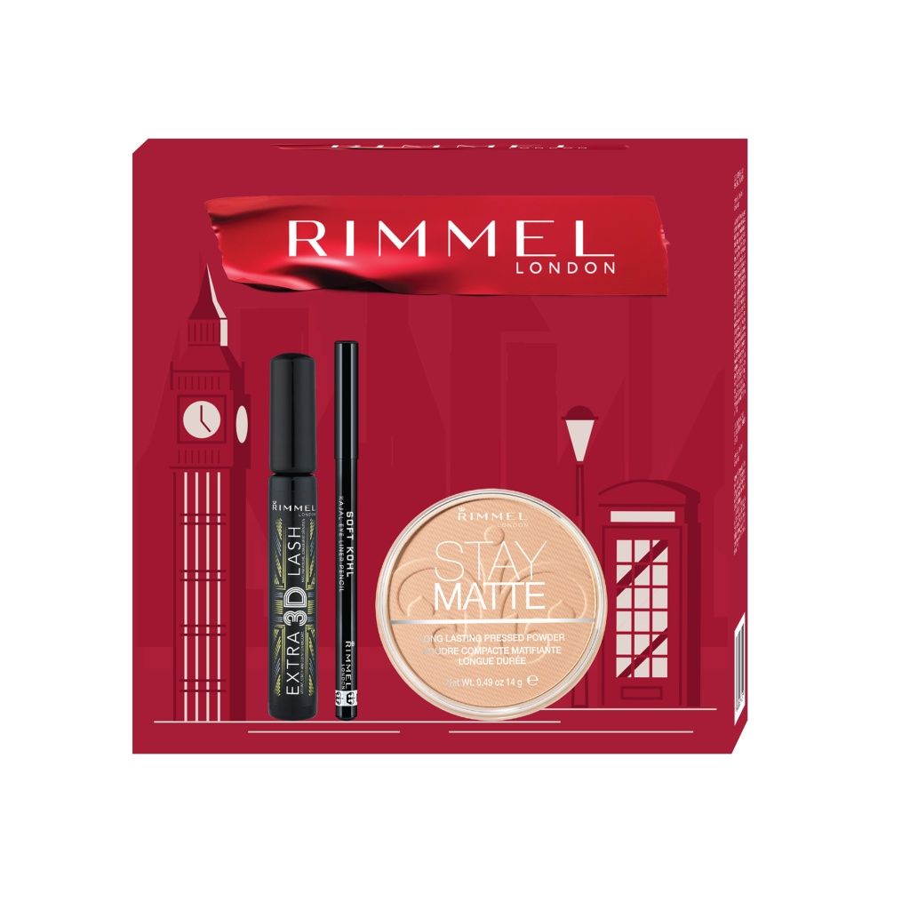 Rimmel Extra 3D Lash Stay Matte Kohl vánoční kazeta 3 ks Rimmel
