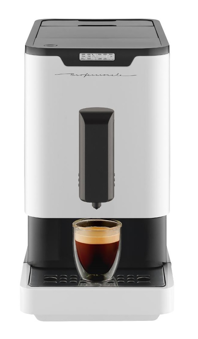 SENCOR SES 7210WH Espresso automatický kávovar černý/bílý SENCOR