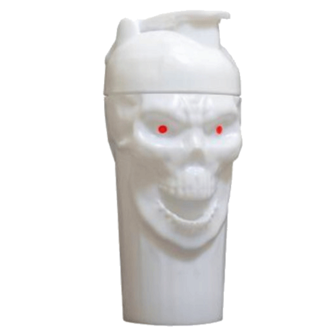 Skull Labs Shaker s lebkou 700ml - bílý Skull Labs