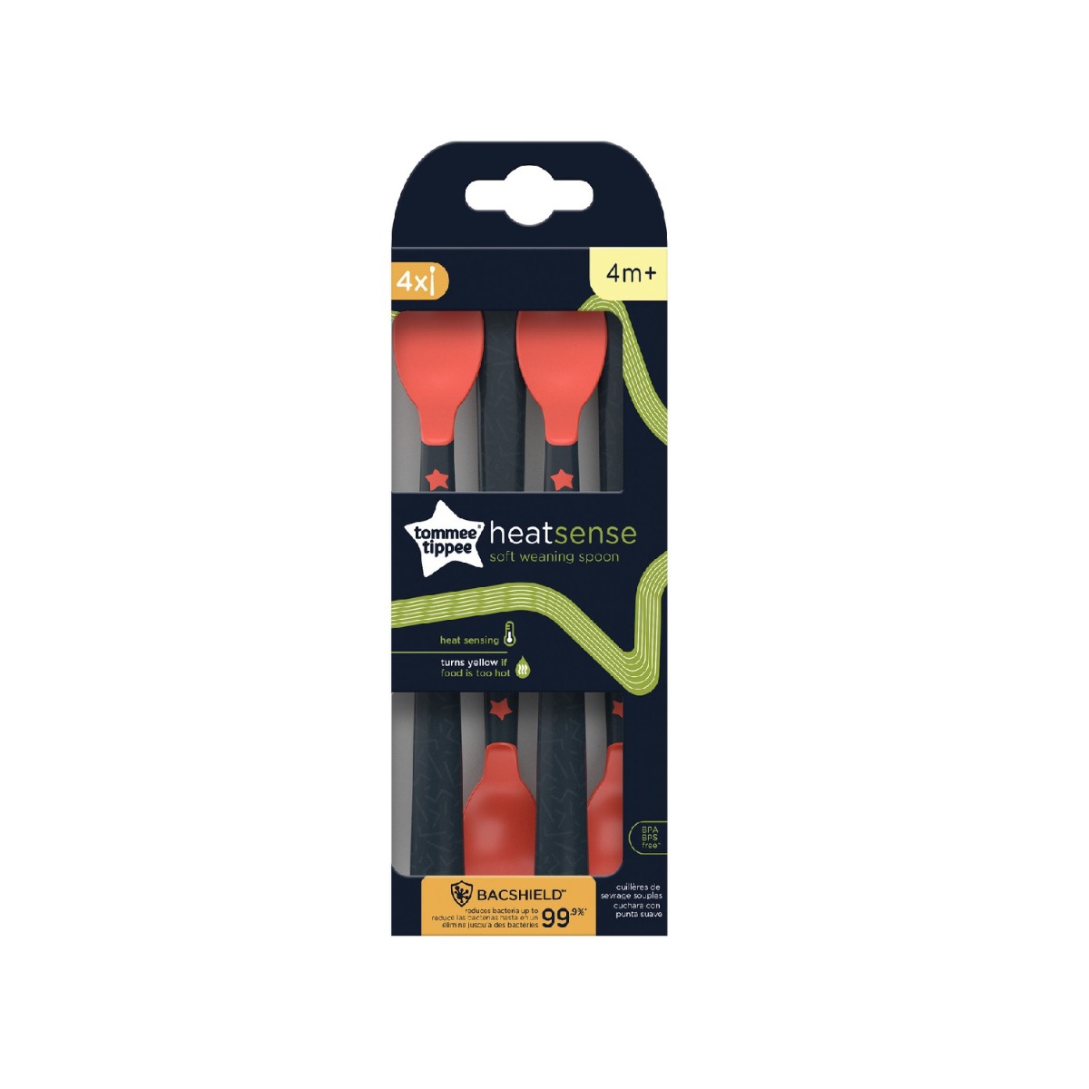 Tommee Tippee Lžičky s tepelným senzorem 4 ks Tommee Tippee