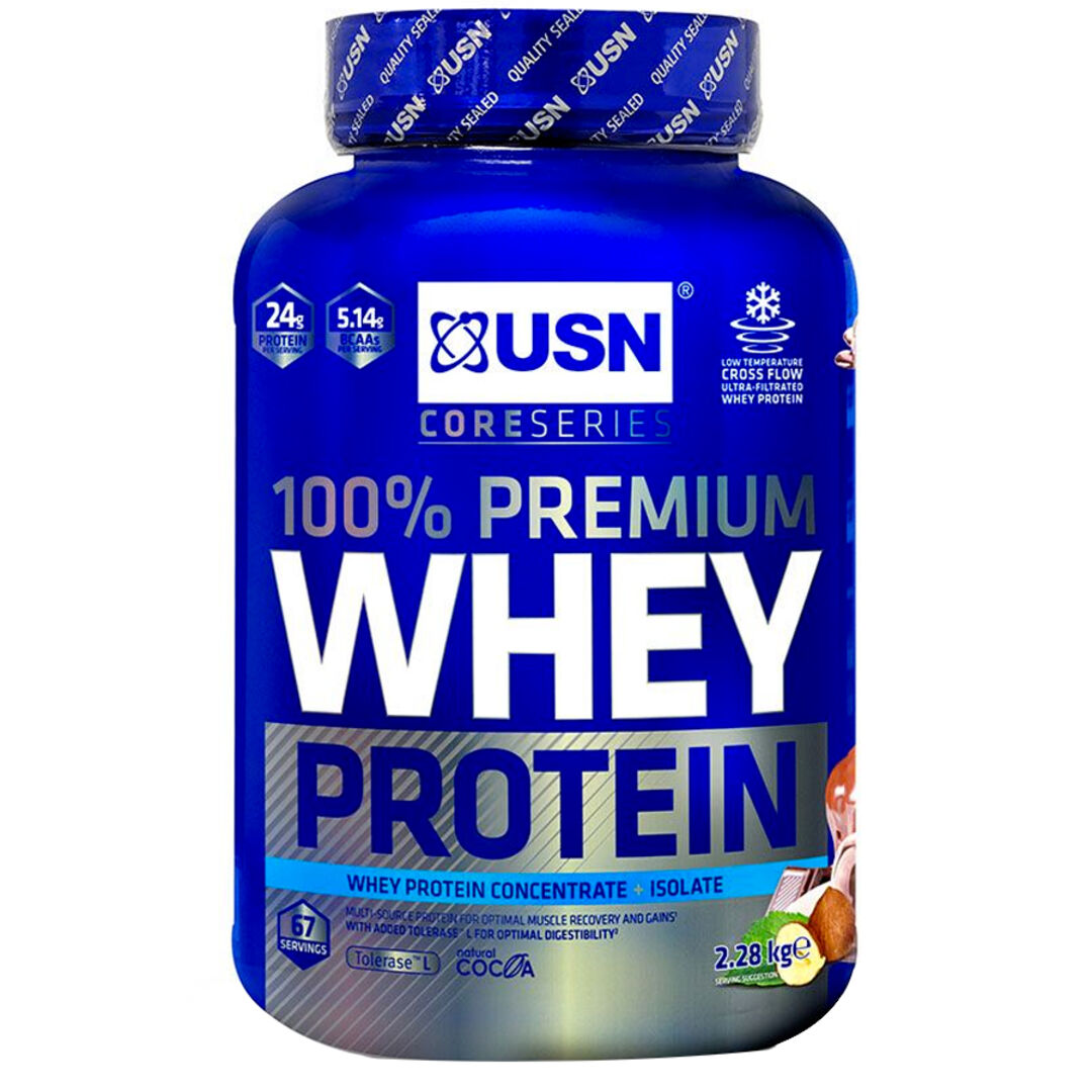 USN 100% Whey Protein Premium 908g - vanilka USN