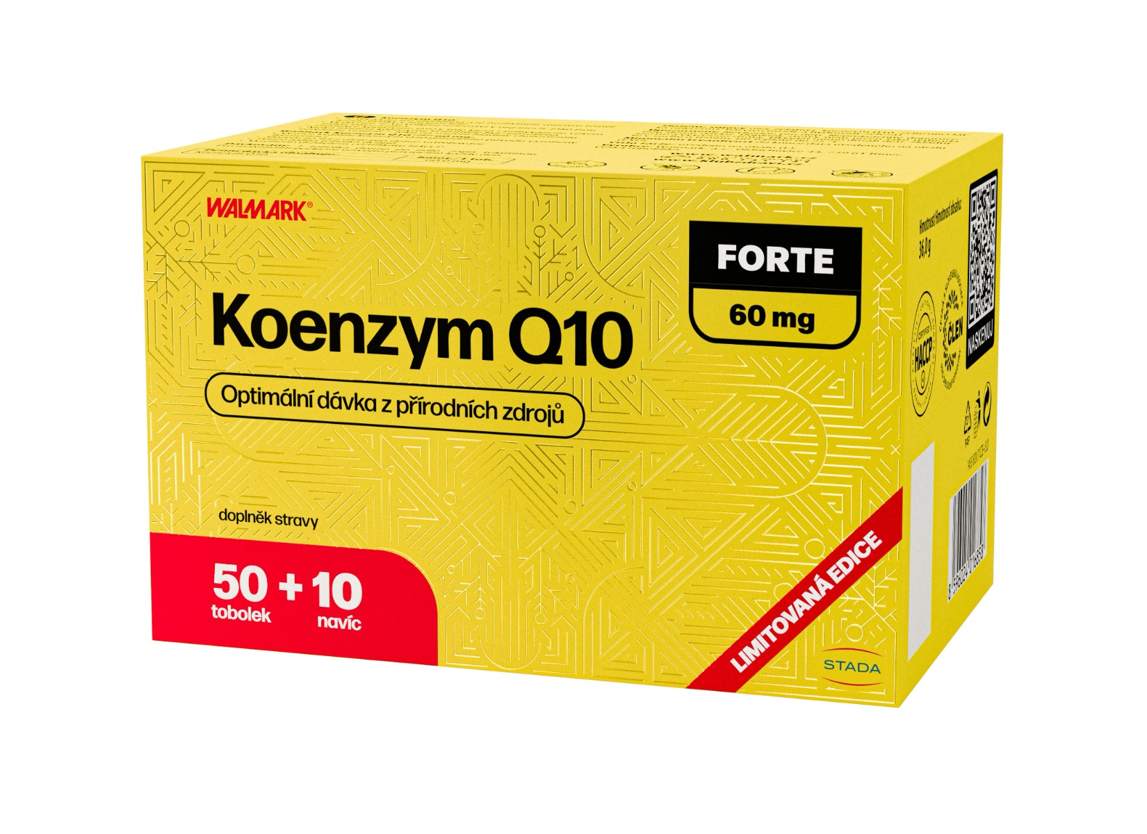 Walmark Koenzym Q10 FORTE 60 mg 50+10 tobolek Walmark