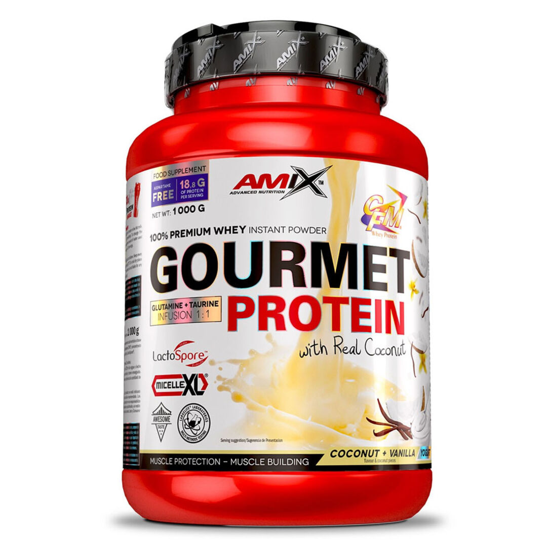 Amix Nutrition Gourmet Protein 1000g - bílá čokoláda