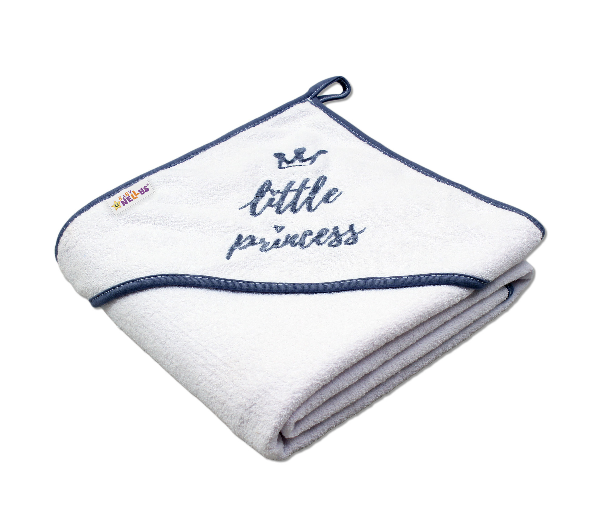 Baby Nellys Dětská termoosuška Little princess s kapucí
