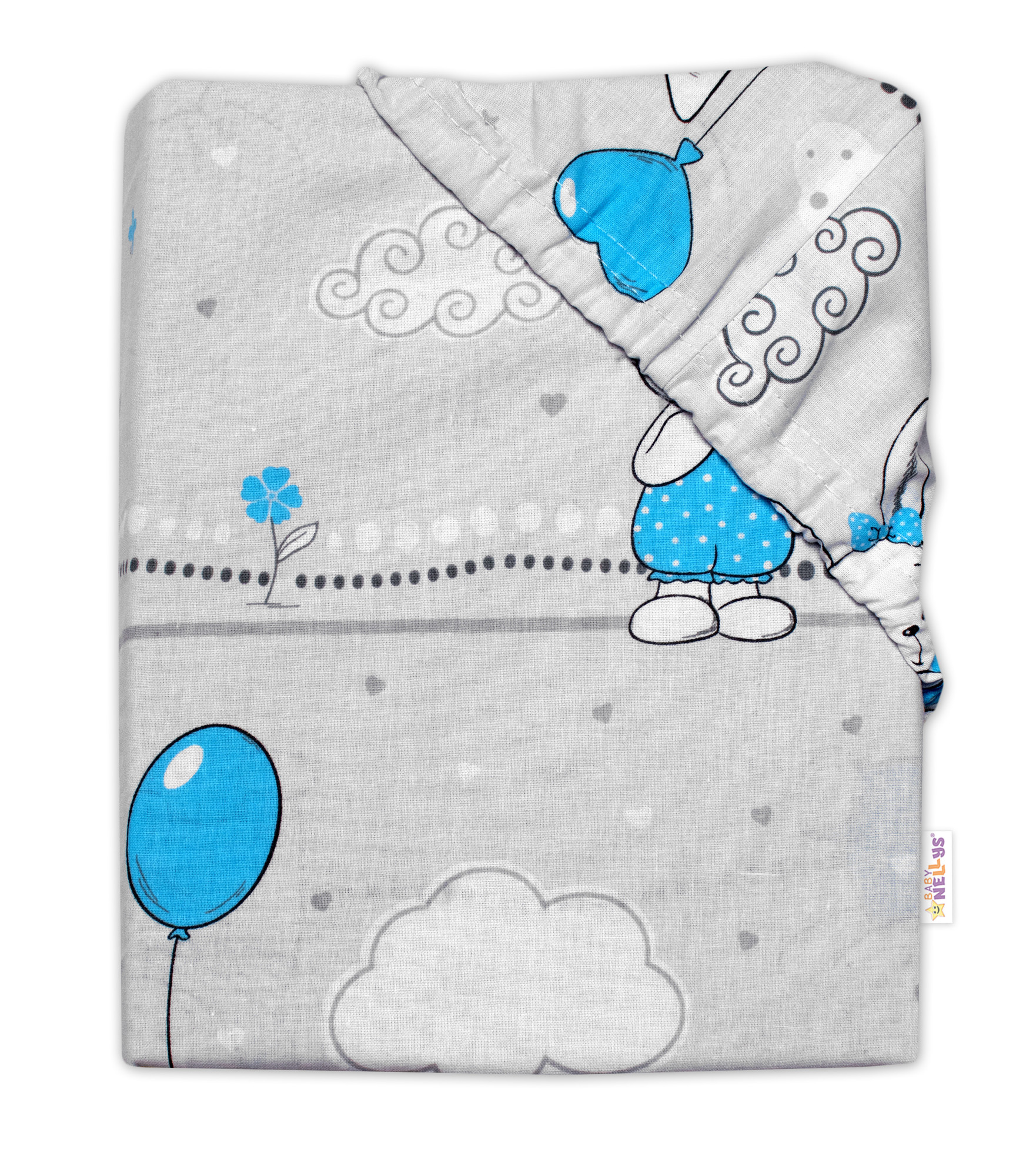 Baby Nellys Prostěradlo do postýlky bavlna Premium