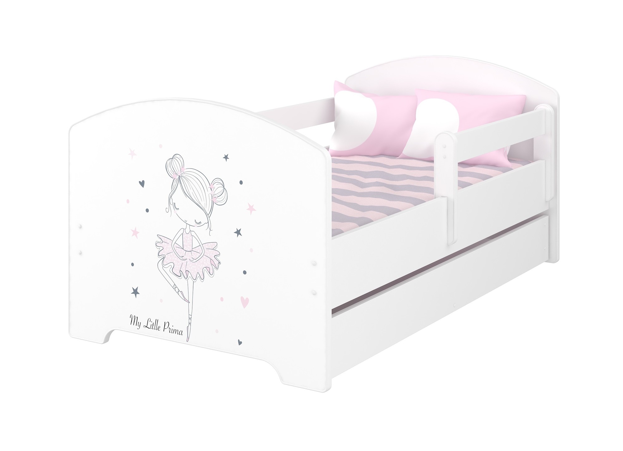 BabyBoo Dětská postel 140 x 70cm - Baletka BabyBoo