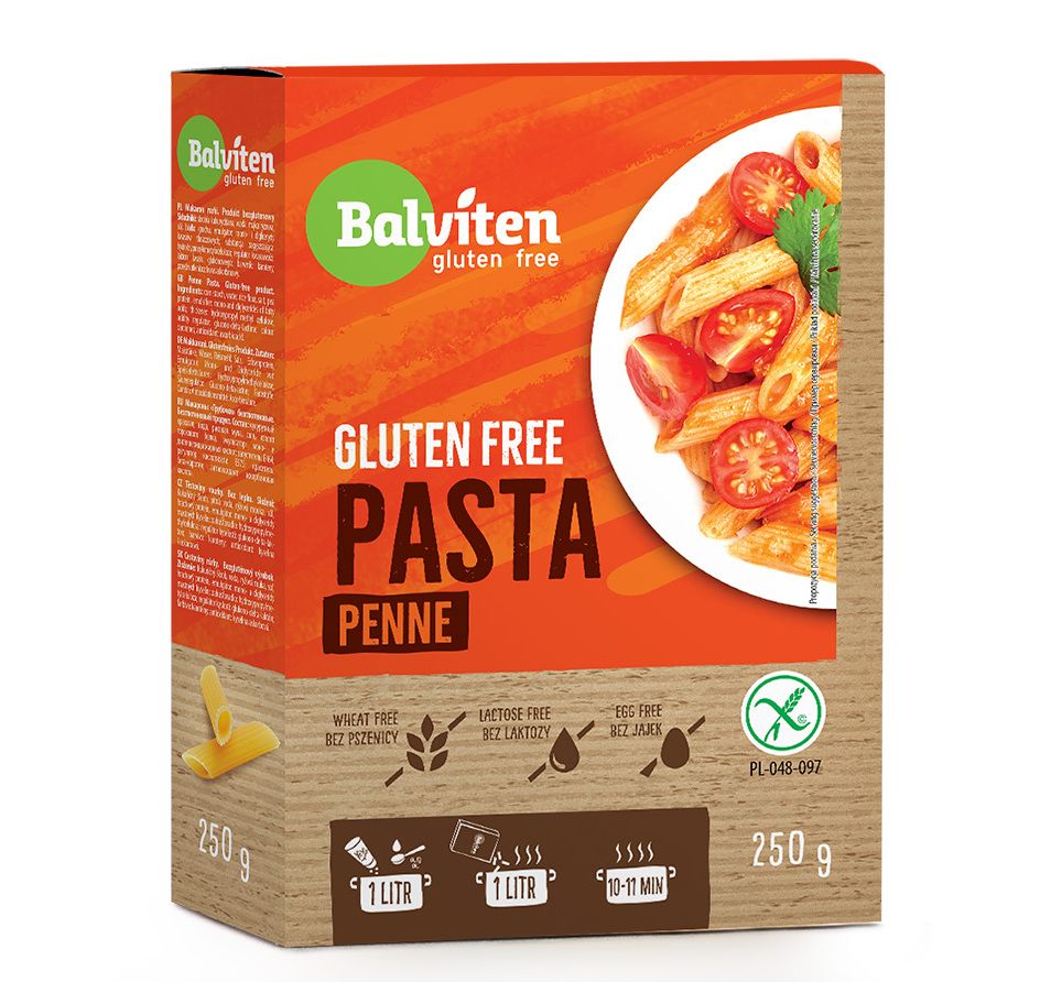 Balviten Penne Pasta bezlepkové těstoviny 250 g Balviten