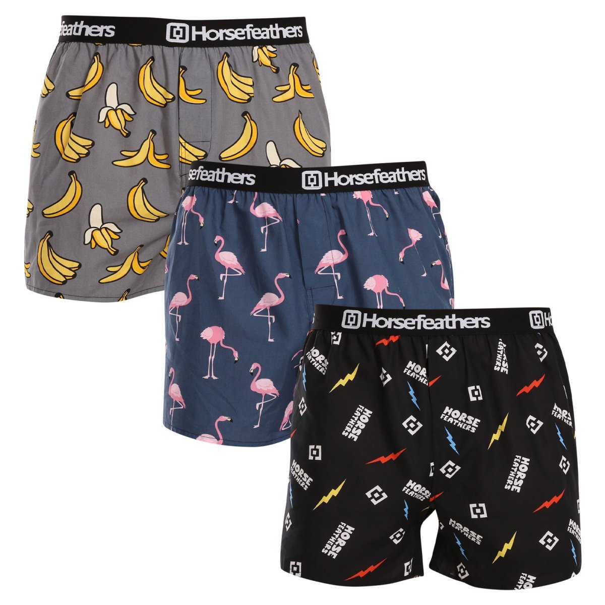 Horsefeathers 3PACK pánské trenky Frazier Bundle 6 (AM096I) M Horsefeathers
