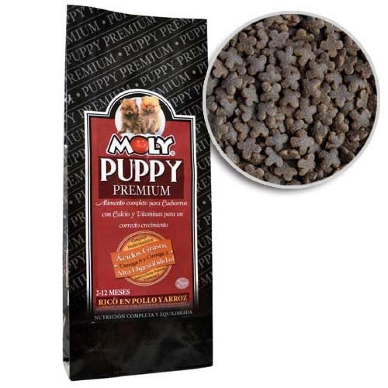 Moly PREMIUM PUPPY 32/21 15kg prémiové krmivo pro štěňátka Moly