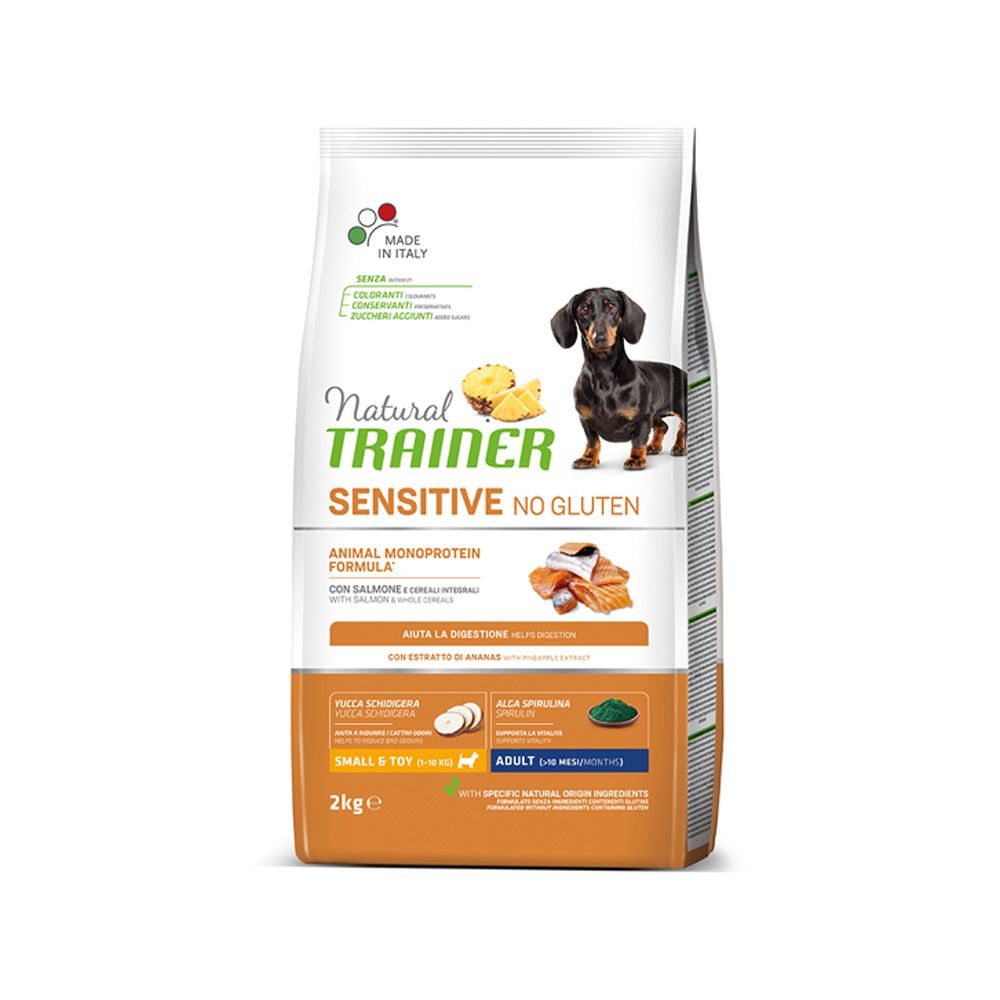 Natural Trainer No gluten mini losos granule 2 kg Natural Trainer