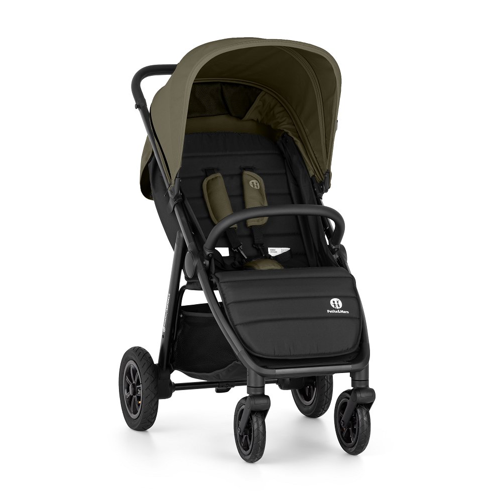 Petite&Mars Kočárek sportovní Airwalk2 Mature Olive Petite&Mars