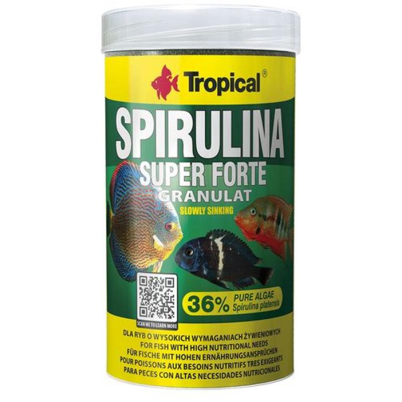 Tropical Super Spirulina Forte Granulat 250ml/150g granulované krmivo se spirulinou Tropical