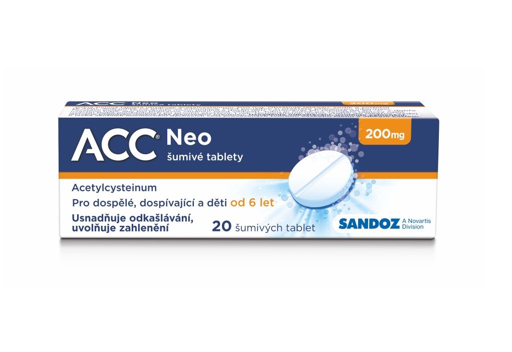ACC NEO 200 mg 20 šumivých tablet ACC
