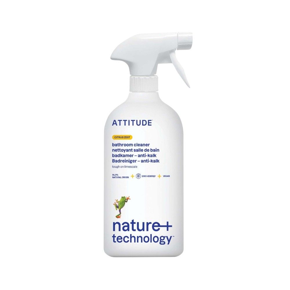 ATTITUDE Čistič na koupelny s vůní citronové kůry rozprašovač 800 ml ATTITUDE