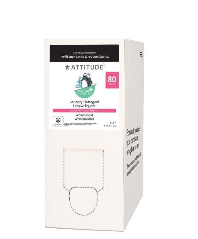 ATTITUDE Prací gel pro děti bez vůně náhradní kanystr 2 l ATTITUDE