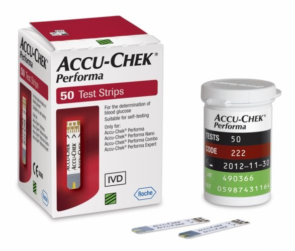Accu-Chek Performa testovací proužky 50 ks Accu-Chek