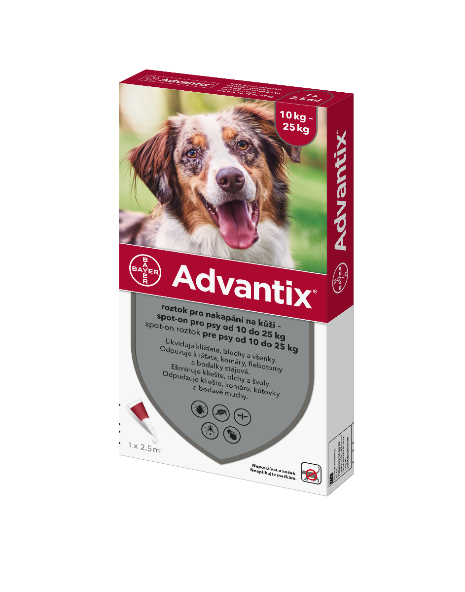Advantix pro psy 10-25 kg spot-on 1x2
