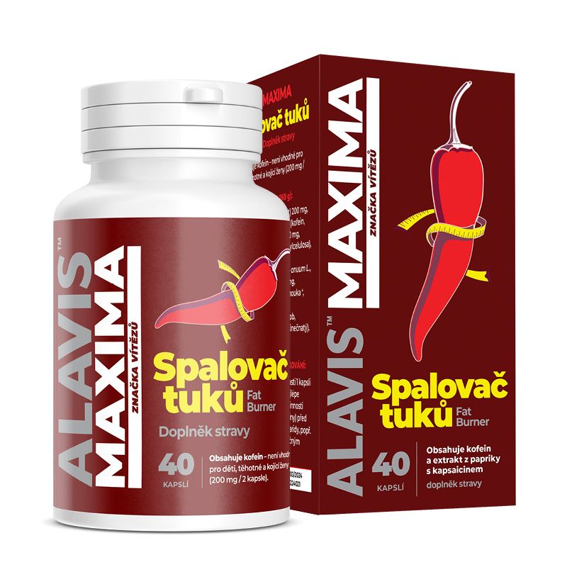 Alavis Maxima Spalovač tuků 40 kapslí Alavis