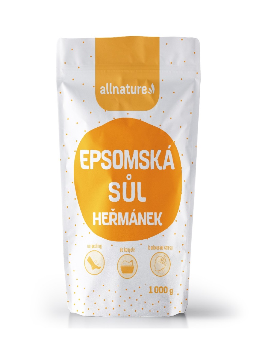 Allnature Epsomská sůl Heřmánek 1000 g Allnature
