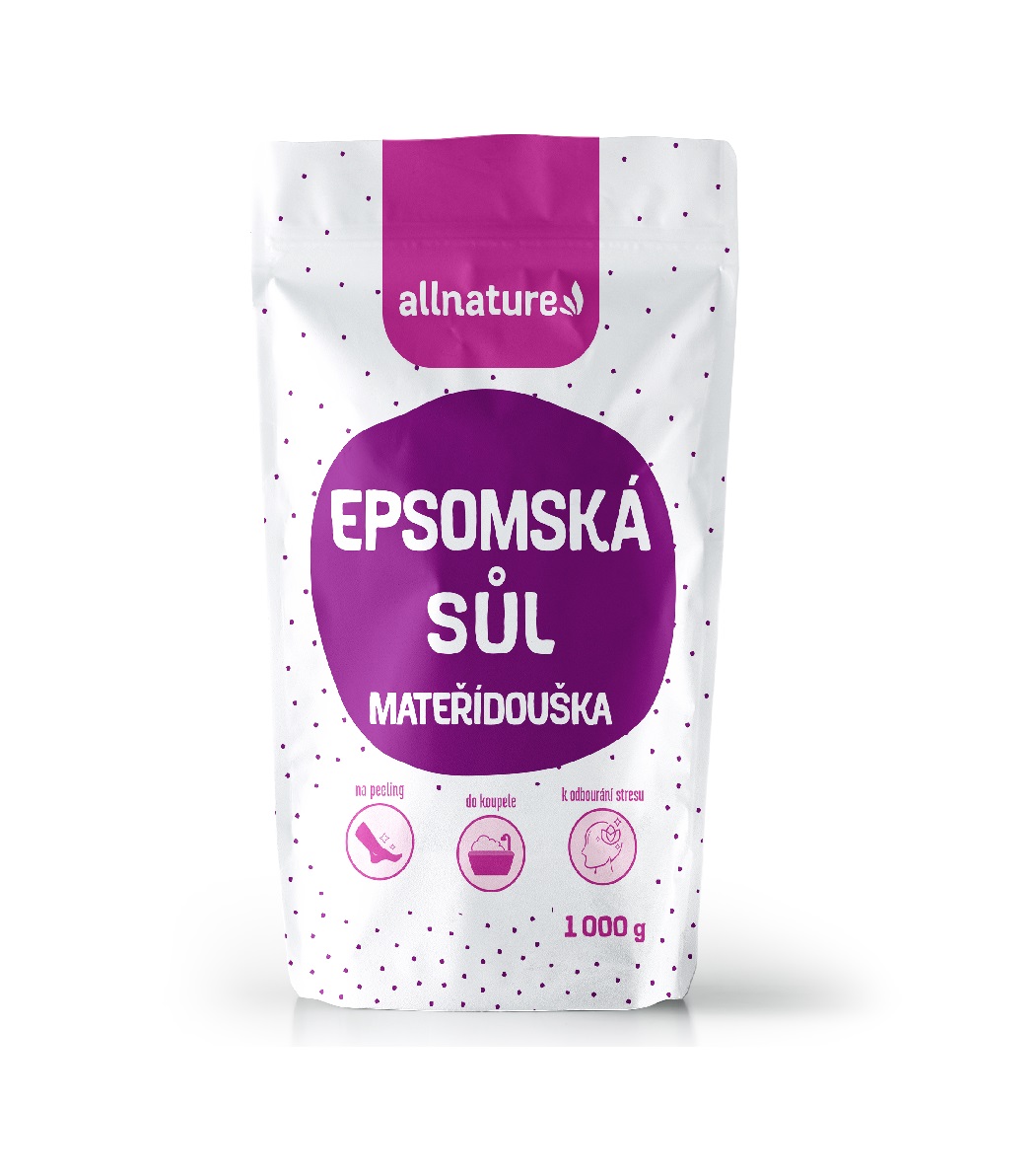 Allnature Epsomská sůl Mateřídouška 1000 g Allnature