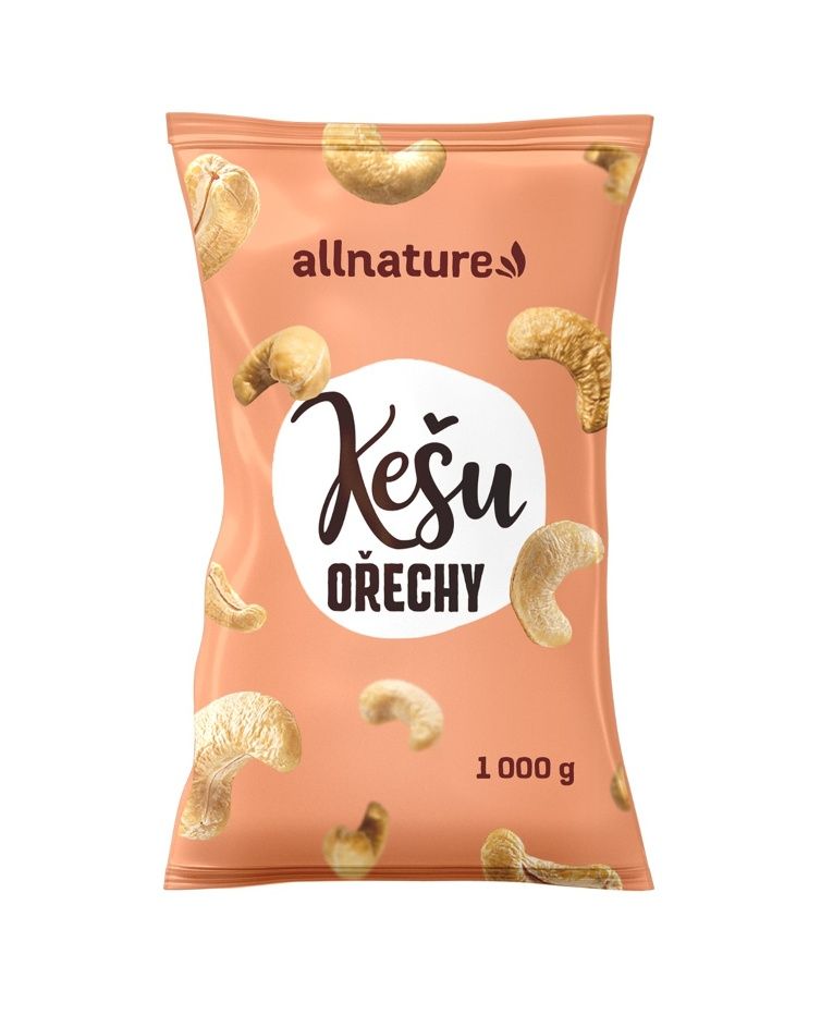Allnature Kešu jádra 1000 g Allnature