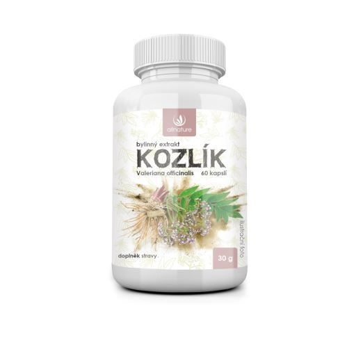 Allnature Kozlík bylinný extrakt 60 kapslí Allnature