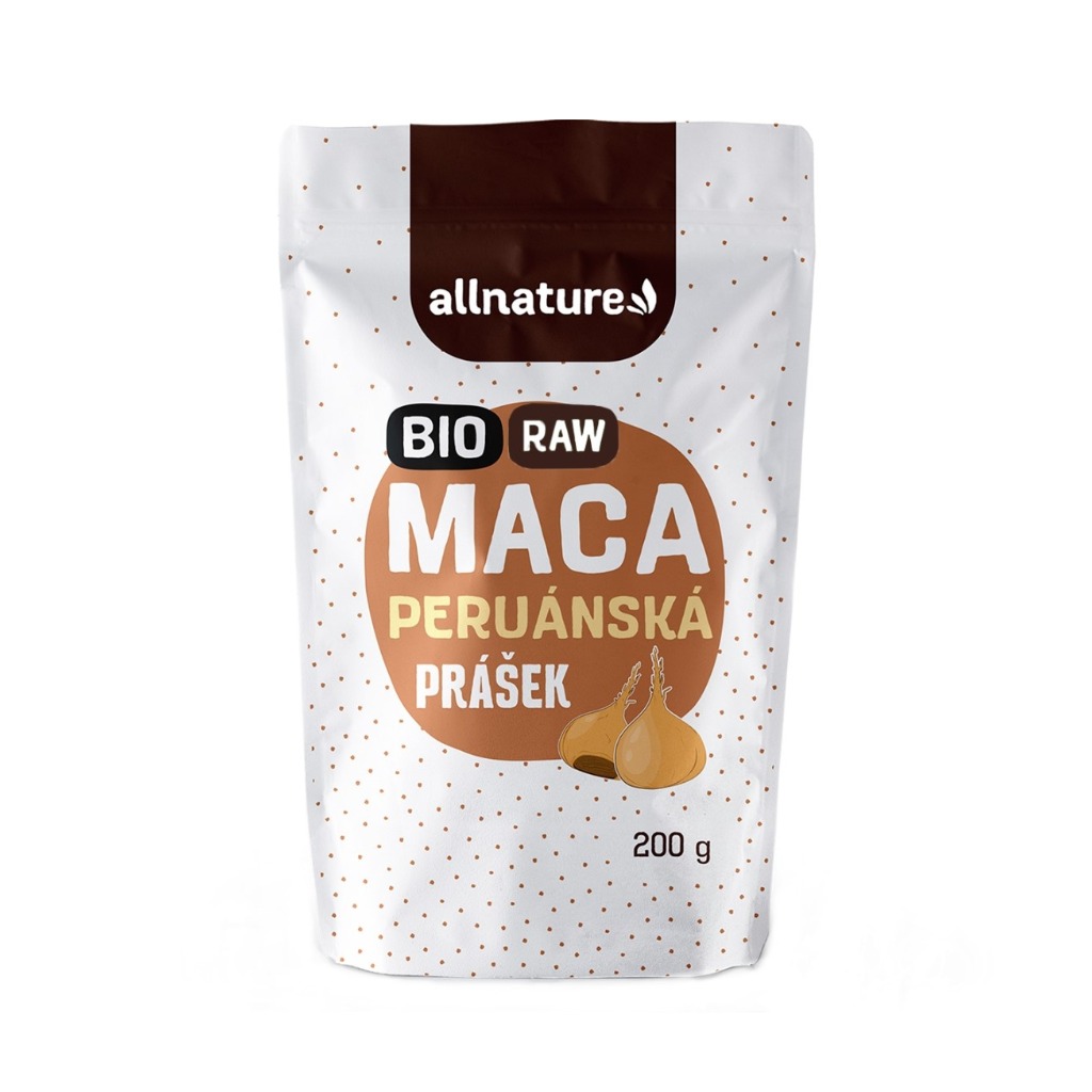 Allnature Maca BIO RAW prášek 200 g Allnature