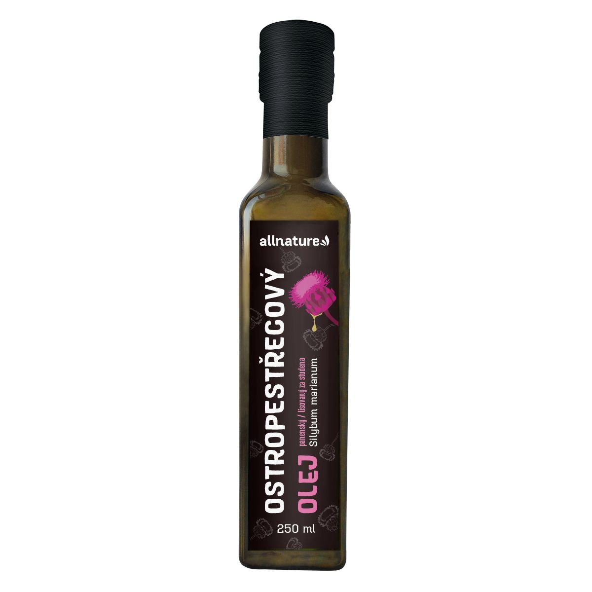 Allnature Ostropestřecový olej 250 ml Allnature